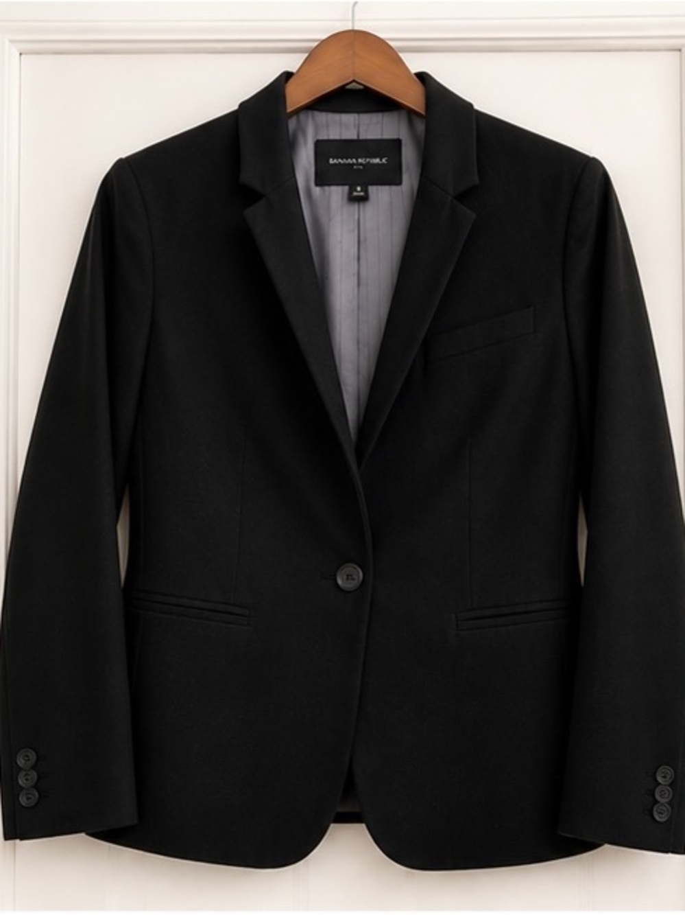 Banana Republic Black Single-Button Women's Blazer